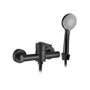 REA-B5500 - Ensemble de douche avec mitigeur ONTARIO noir
