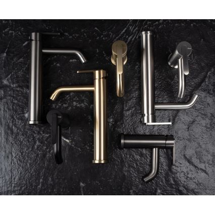 REA-B5505 - Mitigeur pour lavabo ONTARIO 17,5 cm, finition dorée brossée