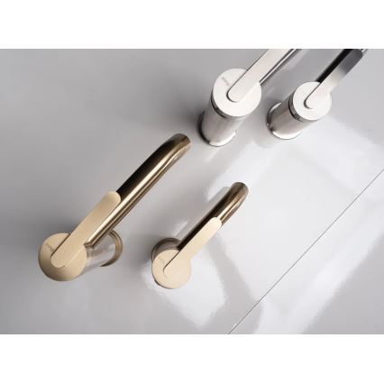 REA-B5509 - Wastafelmengkraan ONTARIO 30 cm geborsteld goud
