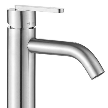 REA-B5510 - Mitigeur de lavabo ONTARIO 30 cm, finition nickel