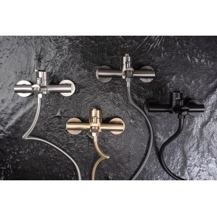 REA-B5514 - Badset met mengkraan ONTARIO, geborsteld staal