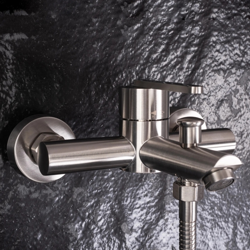 REA-B5514 - Ensemble de baignoire ONTARIO en acier brossé