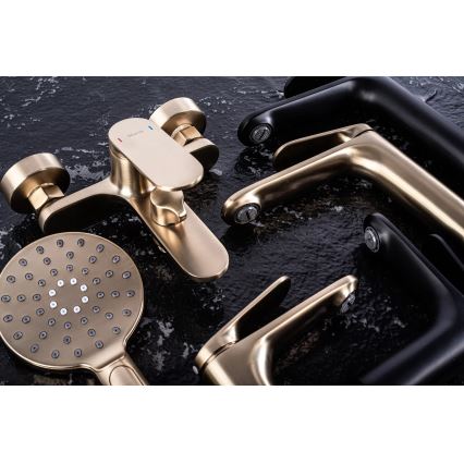 REA-B5942 - Kit de robinetterie pour baignoire MARCO, finition or brossé