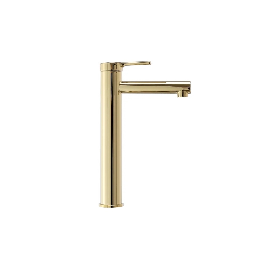 REA-B6215 - Wastafelkraan PIXEL 27,5 cm, goudkleurig