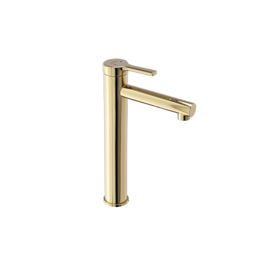 REA-B6215 - Wastafelkraan PIXEL 27,5 cm, goudkleurig