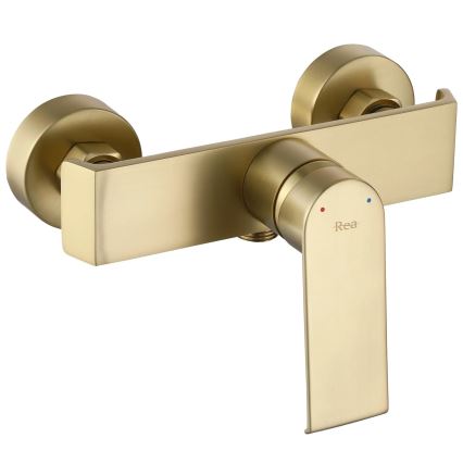 REA-B6403 - Ensemble de douche avec mitigeur HASS doré brossé