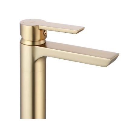 REA-B6412 - Wastafelkraan ARGUS 28,5 cm geborsteld goud