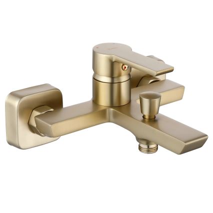REA-B6414 - ARGUS badkraanset, geborsteld goud