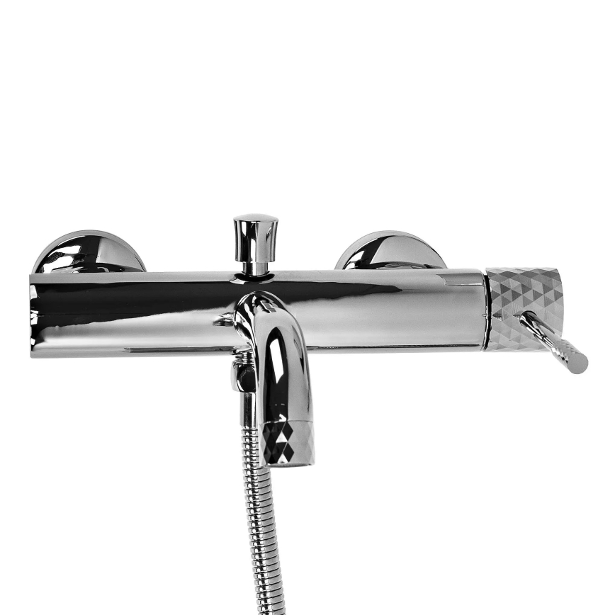 REA-B6447 - Badkraanset LUNGO DIAMOND glanzend chroom