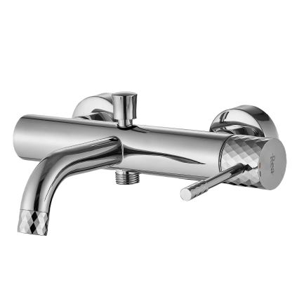 REA-B6447 - Badkraanset LUNGO DIAMOND glanzend chroom