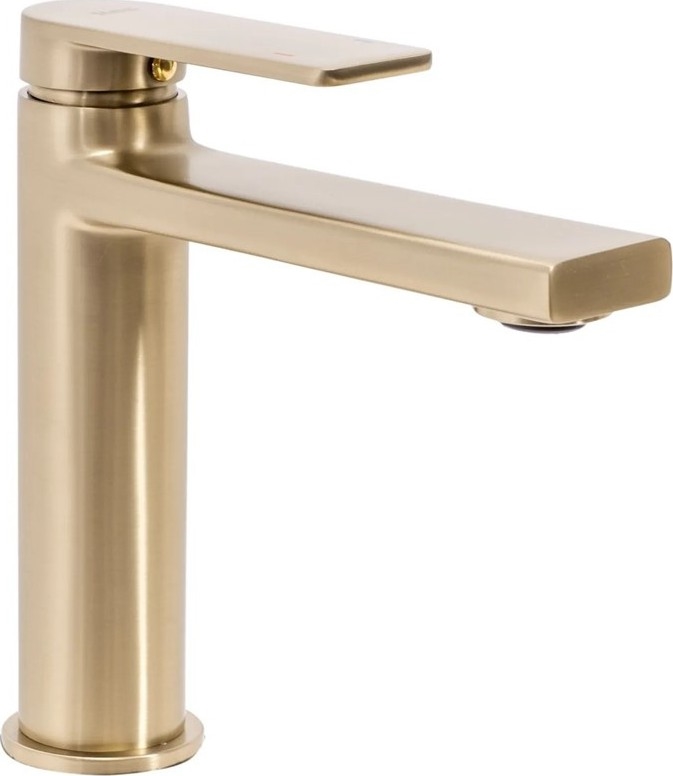 REA-B6555 - Wastafelkraan VERSO 16,5 cm geborsteld goud