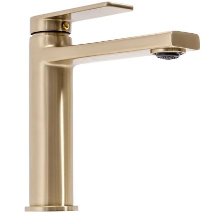 REA-B6555 - Wastafelkraan VERSO 16,5 cm geborsteld goud