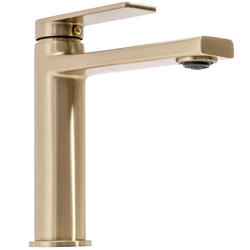REA-B6555 - Wastafelkraan VERSO 16,5 cm geborsteld goud