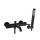 REA-B6634 - Ensemble de baignoire LUNGO noir mat