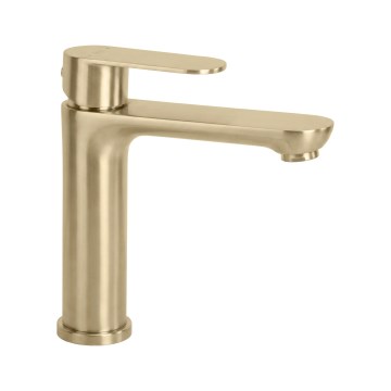 REA-B6697 - Mitigeur lavabo LOGAN 18,5 cm doré brossé