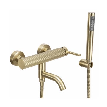 REA-B7804 - Ensemble mitigeur pour baignoire ARGON, finition or brossé
