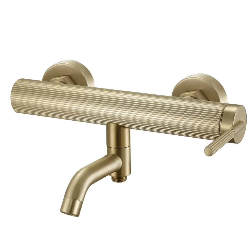 REA-B7804 - Ensemble mitigeur pour baignoire ARGON, finition or brossé