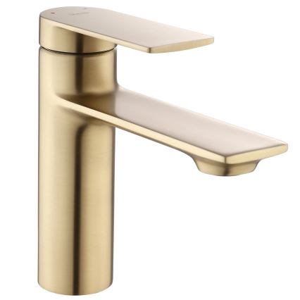 REA-B7960 - Wastafelmengkraan STORM 15 cm geborsteld goud