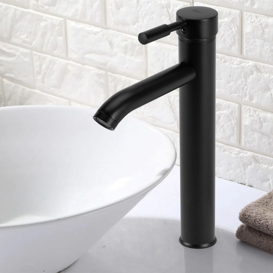 REA-B8665 - Wastafelmengkraan GRAF 30,5 cm zwart