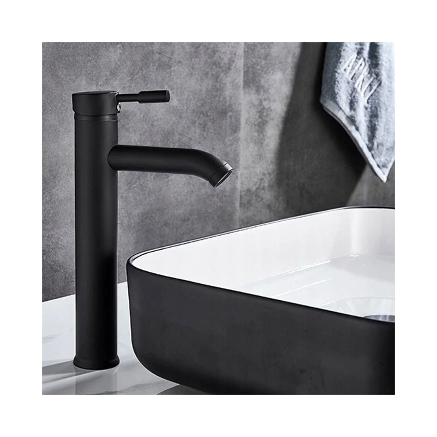 REA-B8665 - Wastafelmengkraan GRAF 30,5 cm zwart