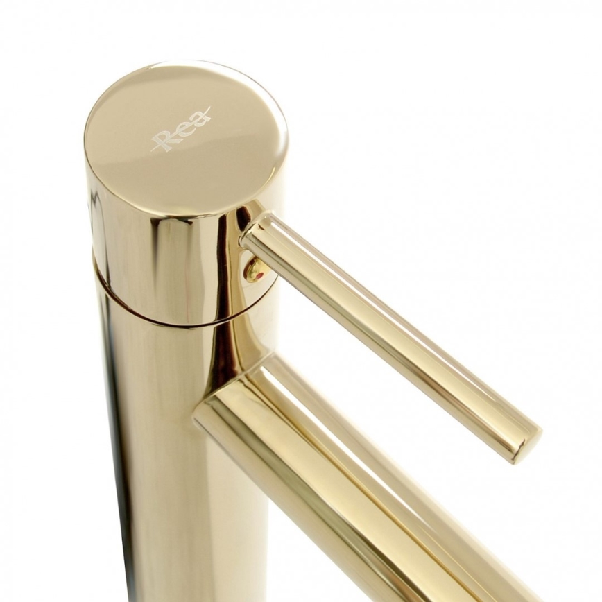 REA-B8803 - Gouden wastafelkraan TESS 31,5 cm