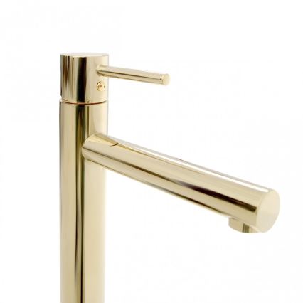REA-B8803 - Gouden wastafelkraan TESS 31,5 cm