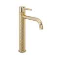 REA-B8821 - Gouden wastafelkraan LUNGO ART 28 cm