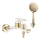 REA-B9932 - Ensemble pour baignoire BLOOM blanc mat/doré