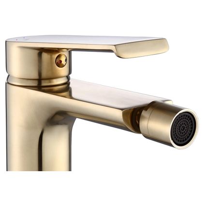 REA-B9970 - Bidetkraan HASS 14,5 cm geborsteld goud