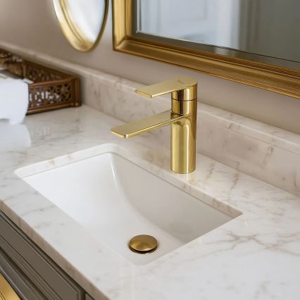 REA-B9981 - Wastafelmengkraan STORM 15 cm, goud