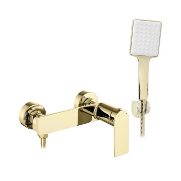 REA-B9984 - Ensemble de douche avec mitigeur STORM doré