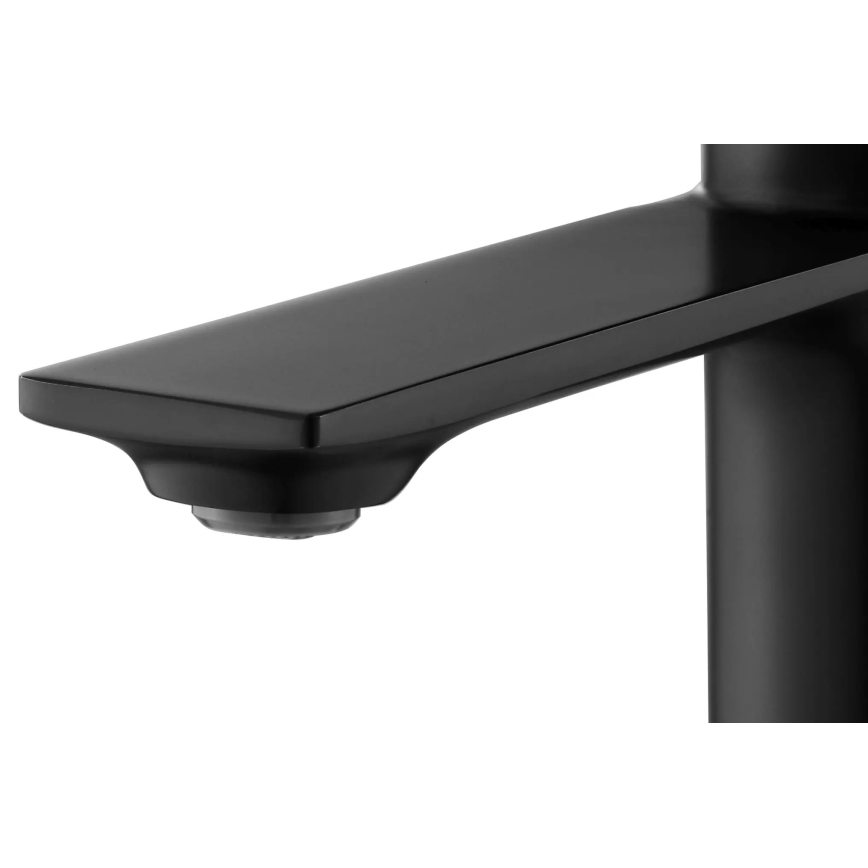 REA-B9987 - Mitigeur de lavabo STORM 16,5 cm noir/doré
