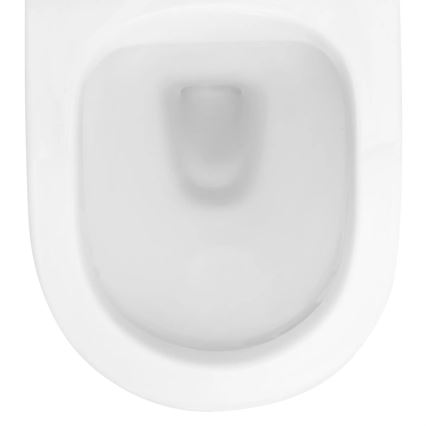 REA-C2760 - WC suspendu avec abattant CARLO FLAT MINI RIMLESS, céramique/blanc brillant