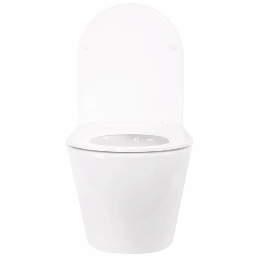 REA-C6800 - Wandcloset met toiletzitting TITO TORNADO RIMLESS keramiek/wit