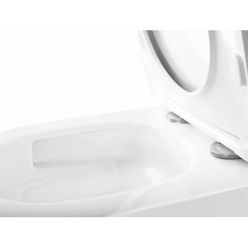 REA-C6800 - Wandcloset met toiletzitting TITO TORNADO RIMLESS keramiek/wit