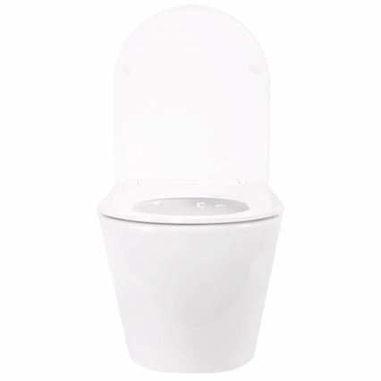REA-C6800 - WC suspendu avec abattant TITO TORNADO sans bride céramique/blanc