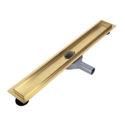REA-G2703 - Afvoergoot NEOX PRO 80 cm roestvrij staal/geborsteld goud