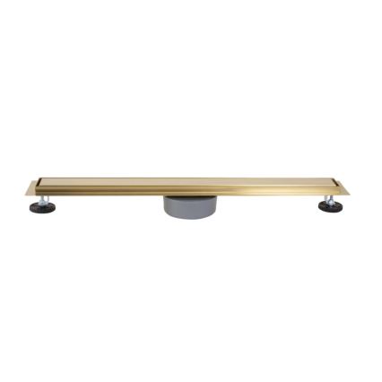 REA-G2703 - Caniveau d'évacuation NEOX PRO 80 cm acier inoxydable/doré brossé