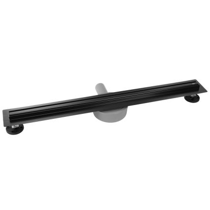 REA-G2710 - Caniveau d'évacuation NEOX SLIM 70 cm, acier inoxydable/noir