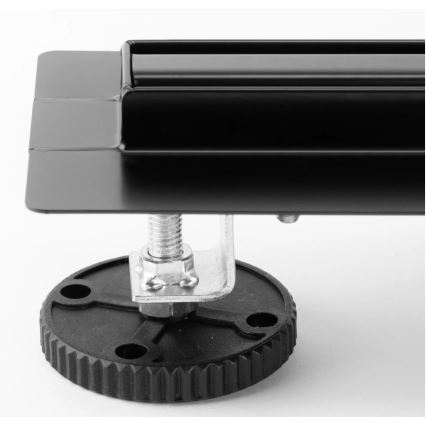 REA-G2710 - Caniveau d'évacuation NEOX SLIM 80 cm acier inoxydable/noir