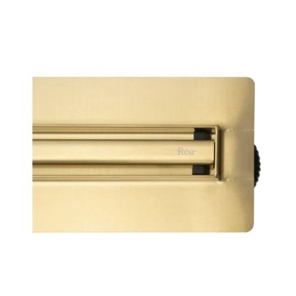 REA-G2714 - Afvoergoot NEOX SLIM 70 cm roestvrij staal/geborsteld goud