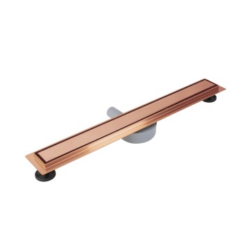 REA-G4801 - Caniveau d'évacuation NEOX PRO 70 cm, finition cuivre brossé