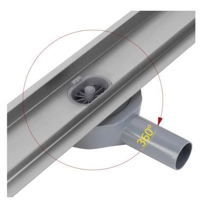 REA-G5807 - NEOX PRO afvoergoot 60 cm, roestvrij staal
