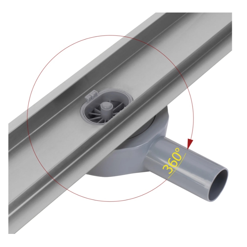 REA-G5808 - Caniveau d'évacuation NEOX PRO 70 cm en acier inoxydable