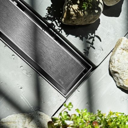 REA-G5811 - Caniveau d'évacuation NEOX PRO 100 cm nickel