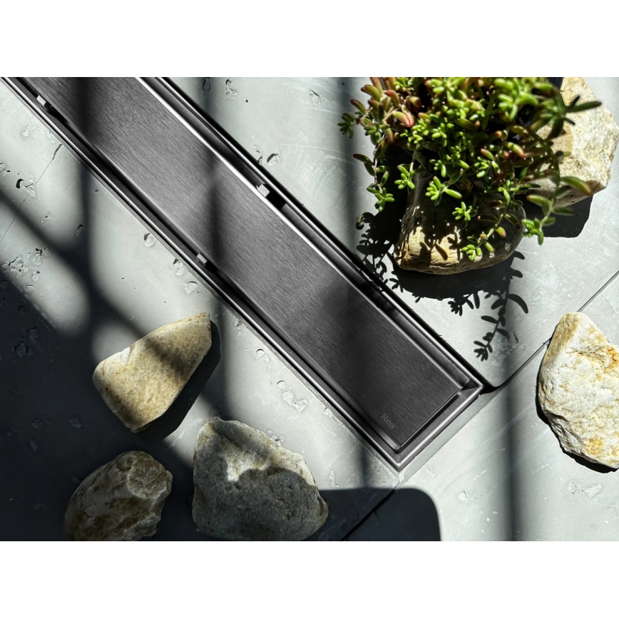 REA-G5811 - NEOX PRO afvoergoot 100 cm nikkel