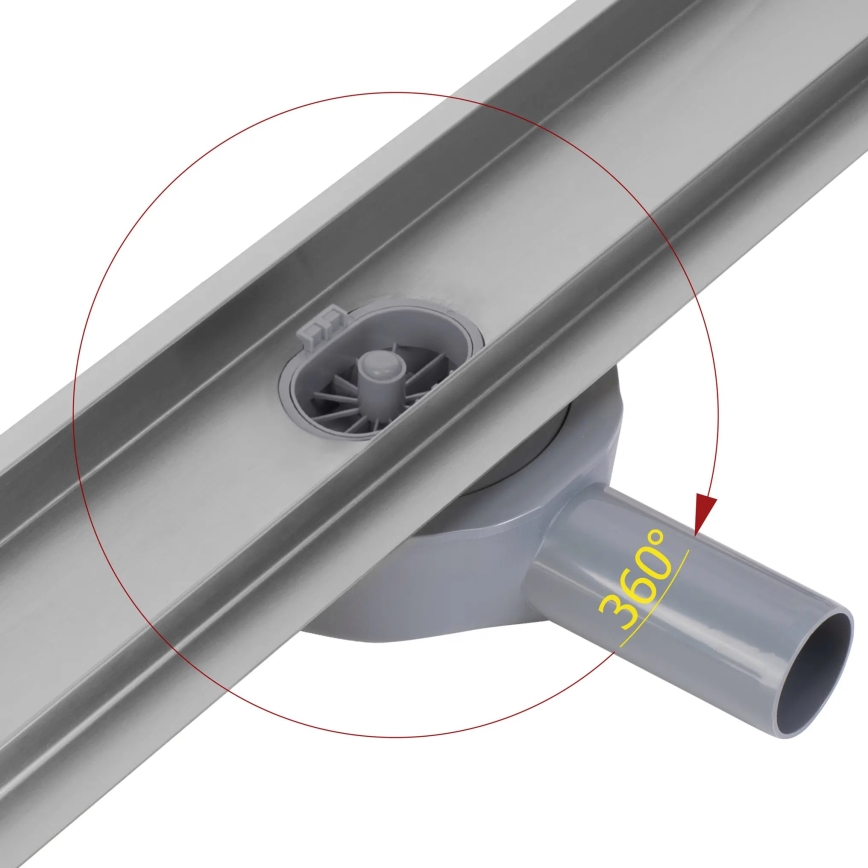 REA-G5811 - NEOX PRO afvoergoot 100 cm nikkel