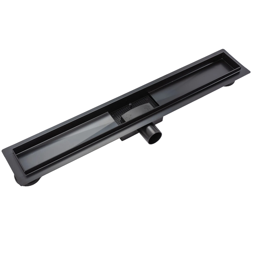 REA-G6600 - Caniveau d'évacuation PURE NEOX 50 cm noir mat