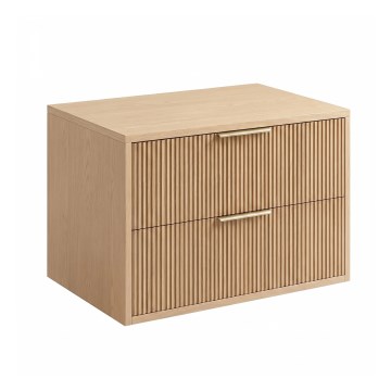 REA-M0408 - Hangend badkamermeubel MONO 60x47 cm voor onder de wastafel, beige