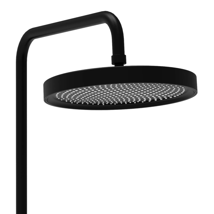 REA-P0360 - Ensemble de douche CREO avec mitigeur, noir mat